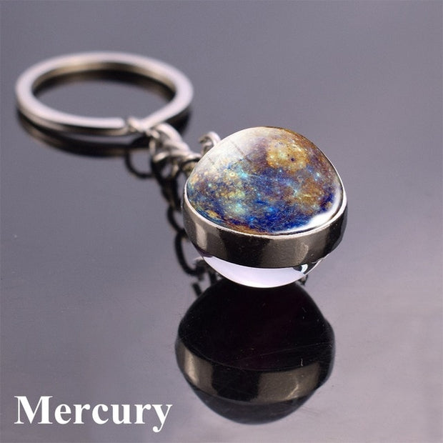 Solar System Planet Keyring