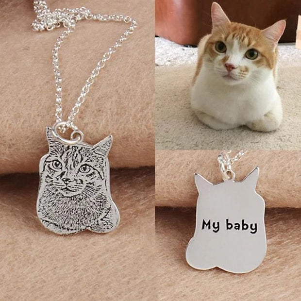 Customized Pet Photo Pendant Necklace