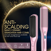 Straight-out- Heated Hair Straightening Comb