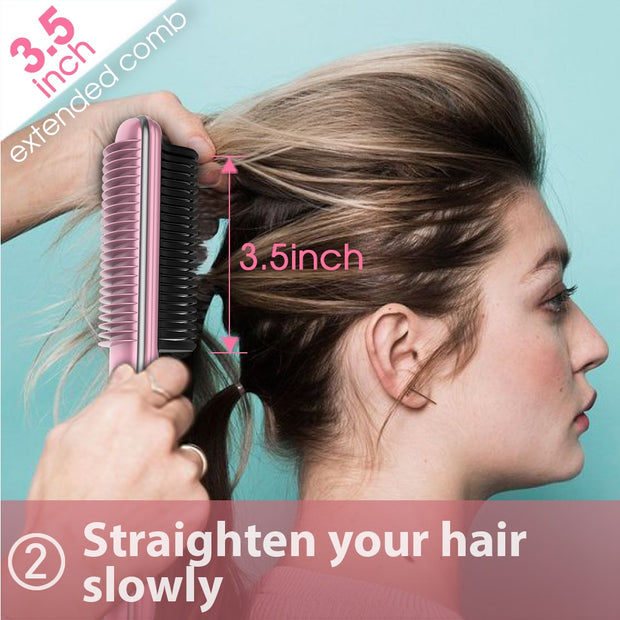 Straight-out- Heated Hair Straightening Comb