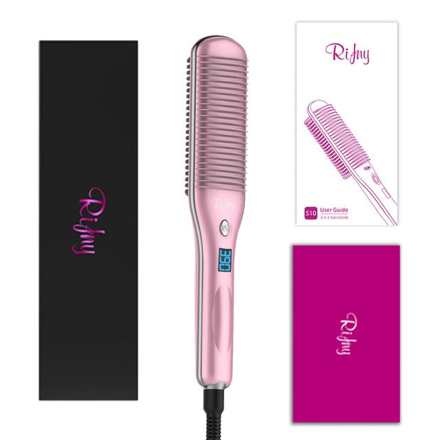 Straight-out- Heated Hair Straightening Comb