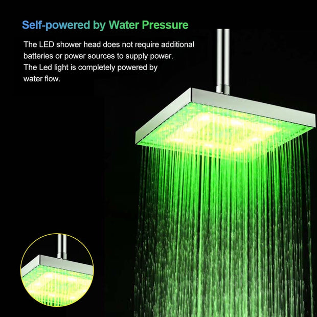 DripLit-Multicolored Shower Head