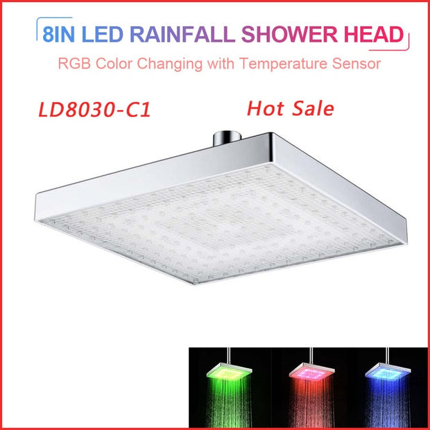 DripLit-Multicolored Shower Head