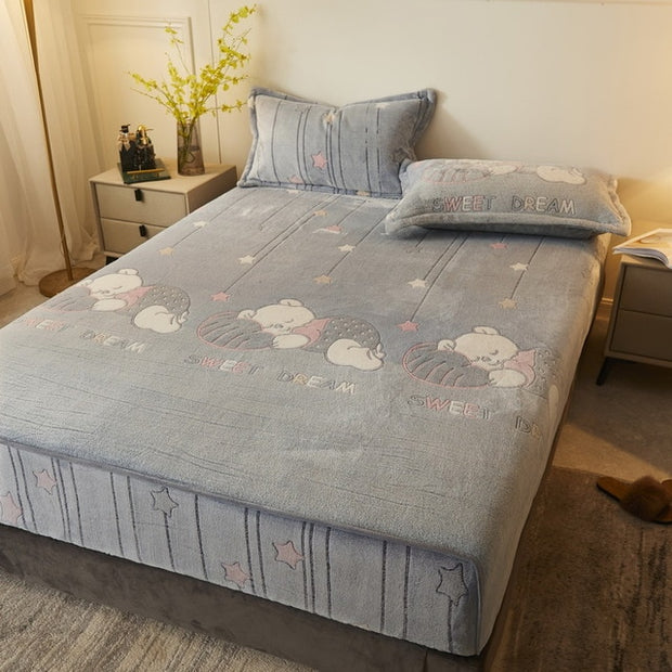 ComfoLee-Fleece Bed Sheet