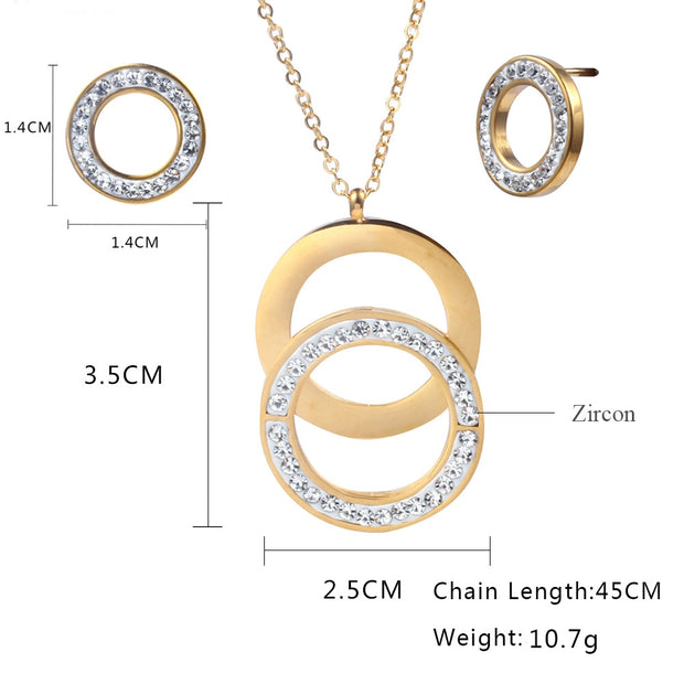 Stainless Steel Jewelry Set