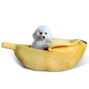 Adorable Plush Banana Pet Bed